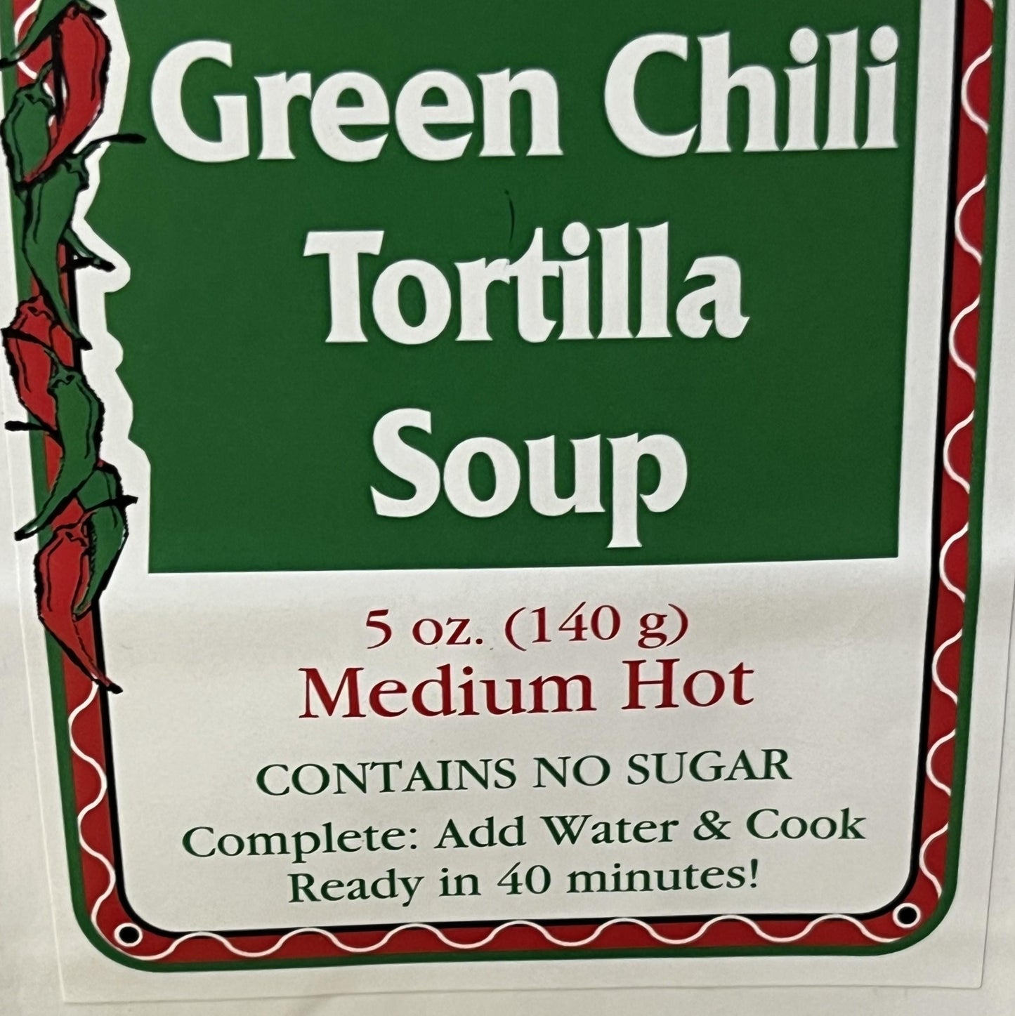 Hatch Green Chili Tortilla Soup Mix