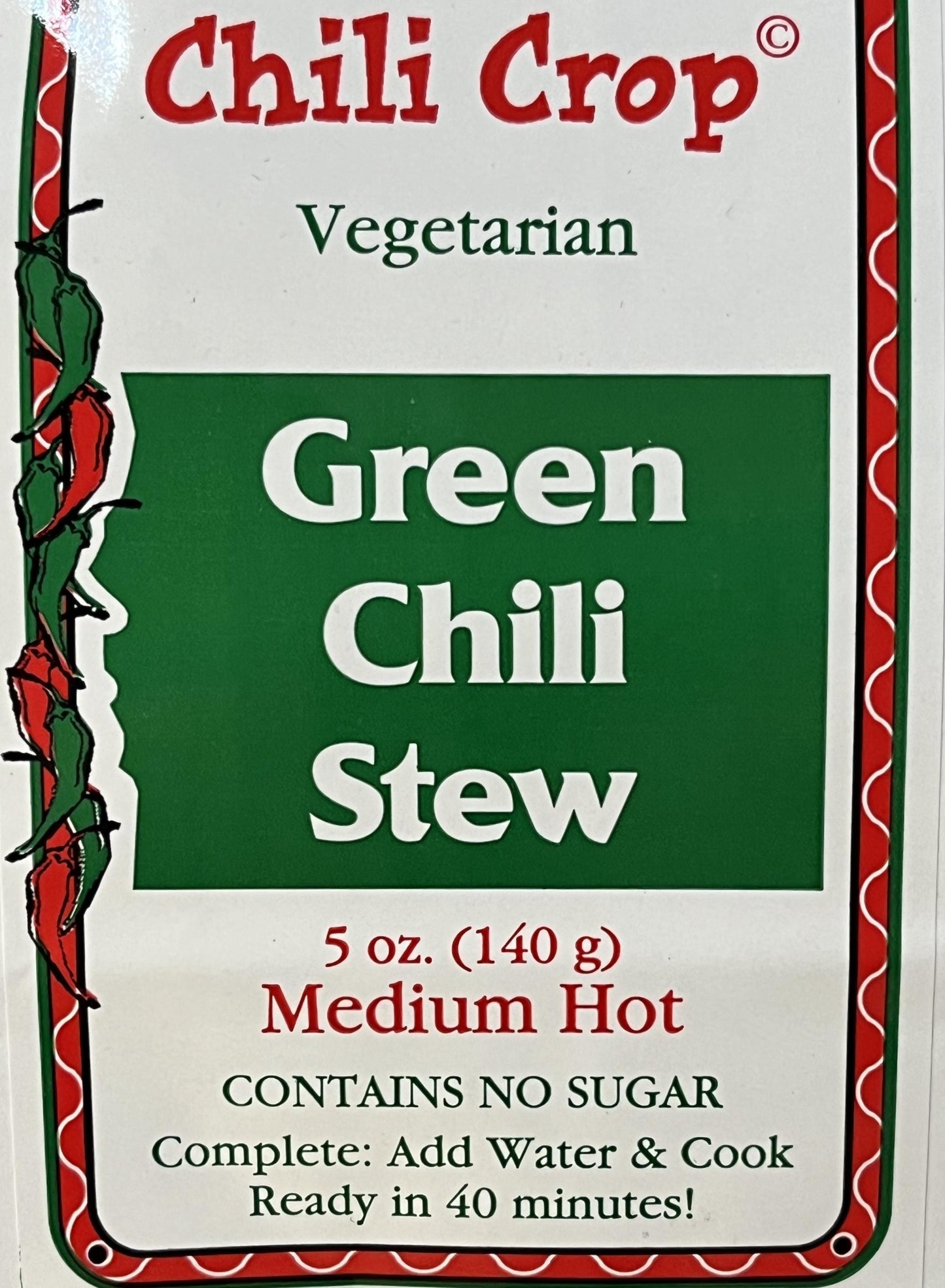 Hatch Vegetarian Green Chili Stew Mix