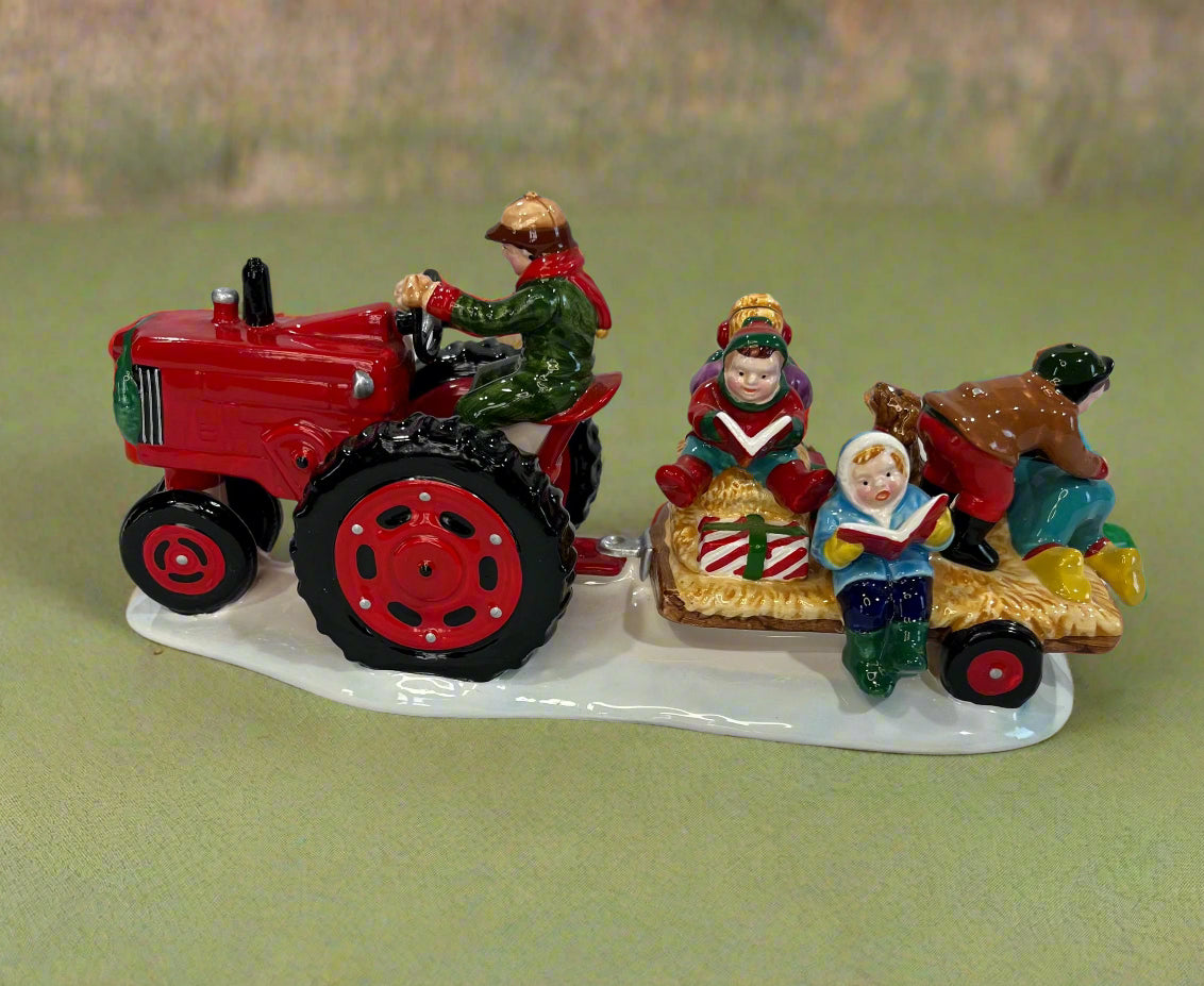 Department 56 Snow Village Series "Caroling At The Farm"