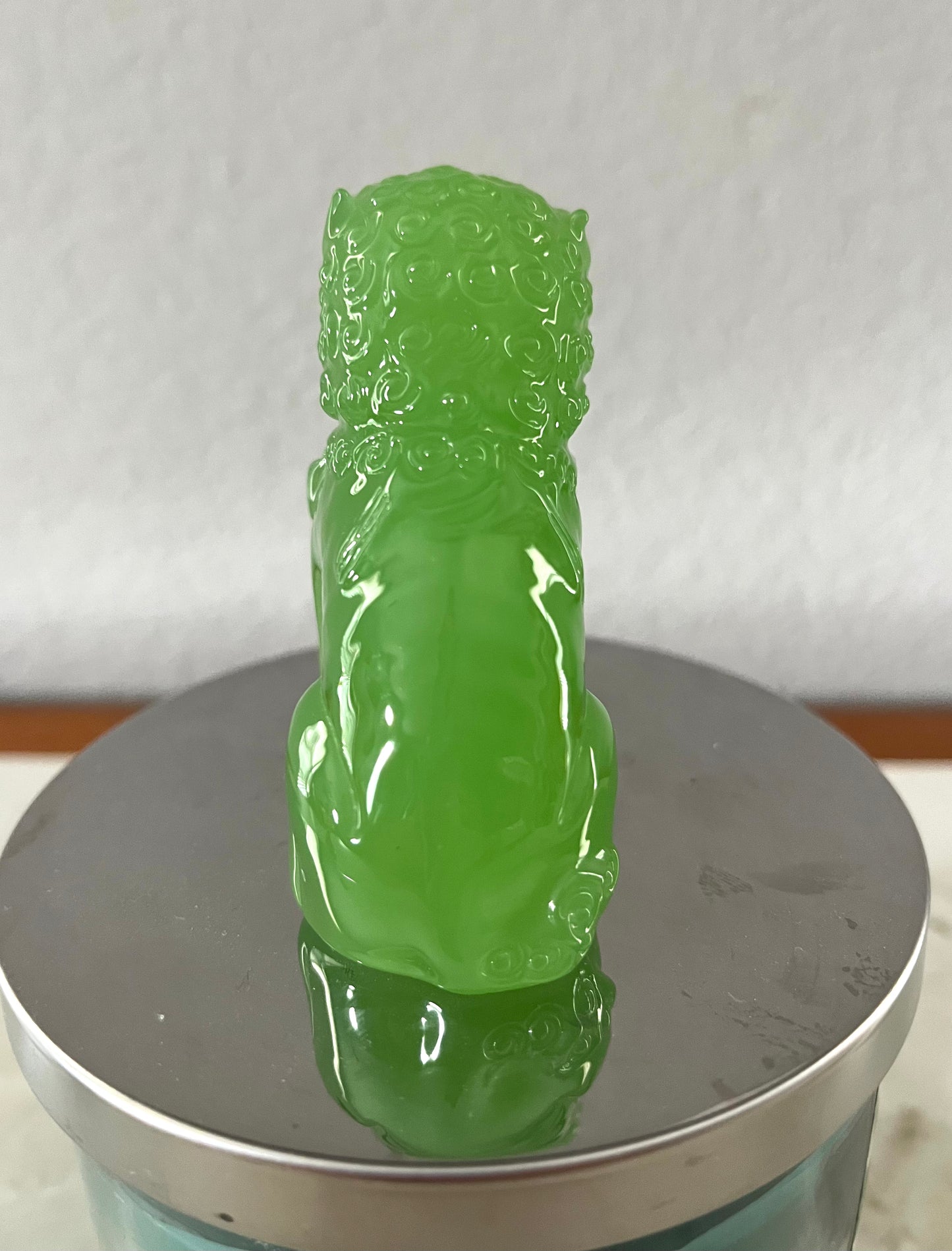 Green Jade Lion Guardians of the Ming Dynasty