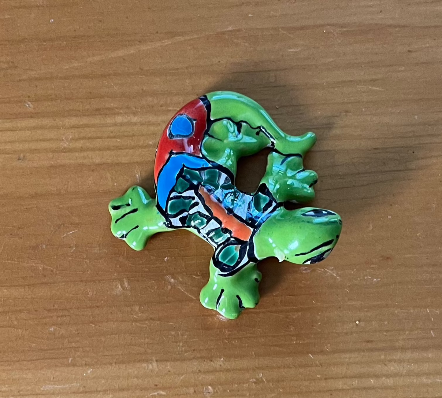 Mini Ceramic Talavera Salamander Lizard 2.5"