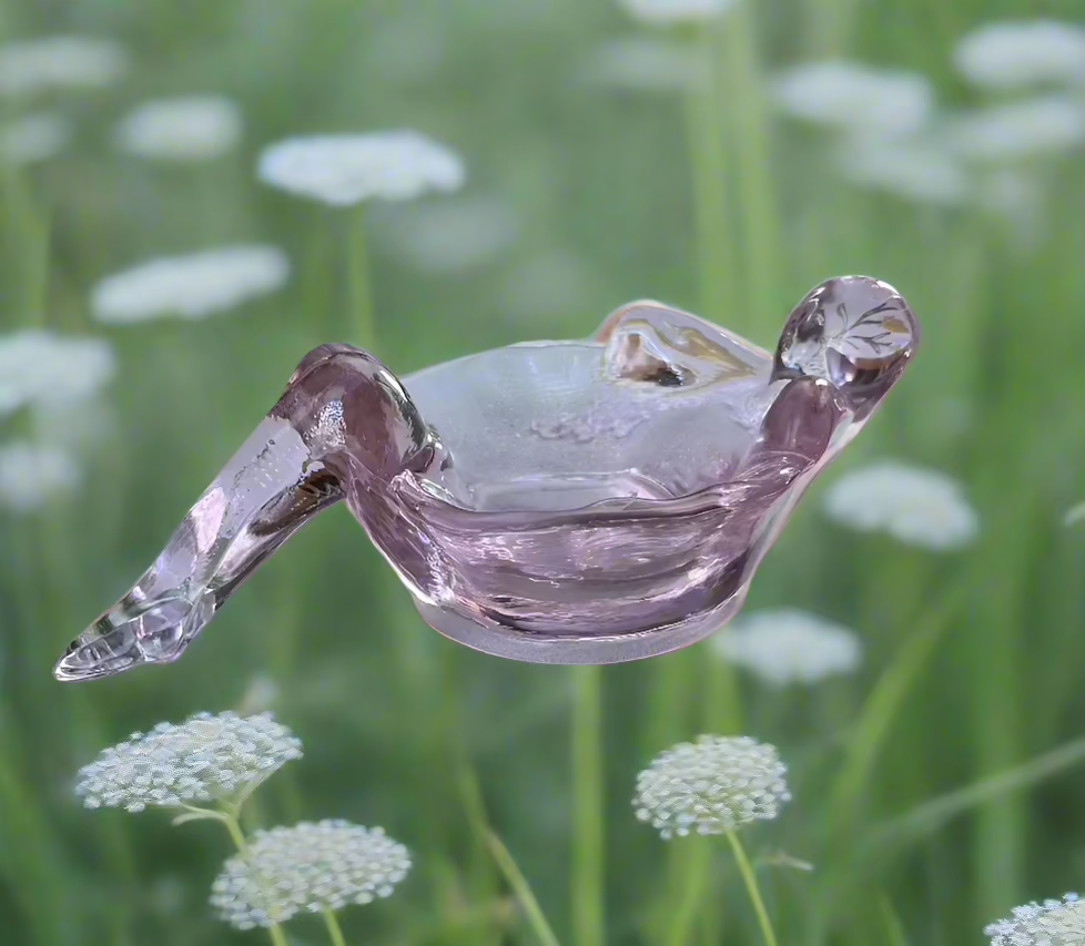 Pink Rose Bathing Beauty Soap Trinket Dish Art Nouveau Style