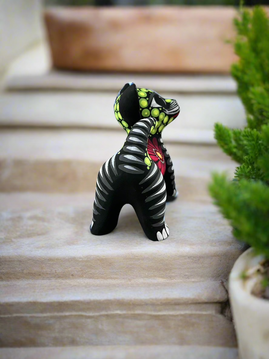 Hand Crafted Clay Chihuahua Puppy Figurine 4.5"