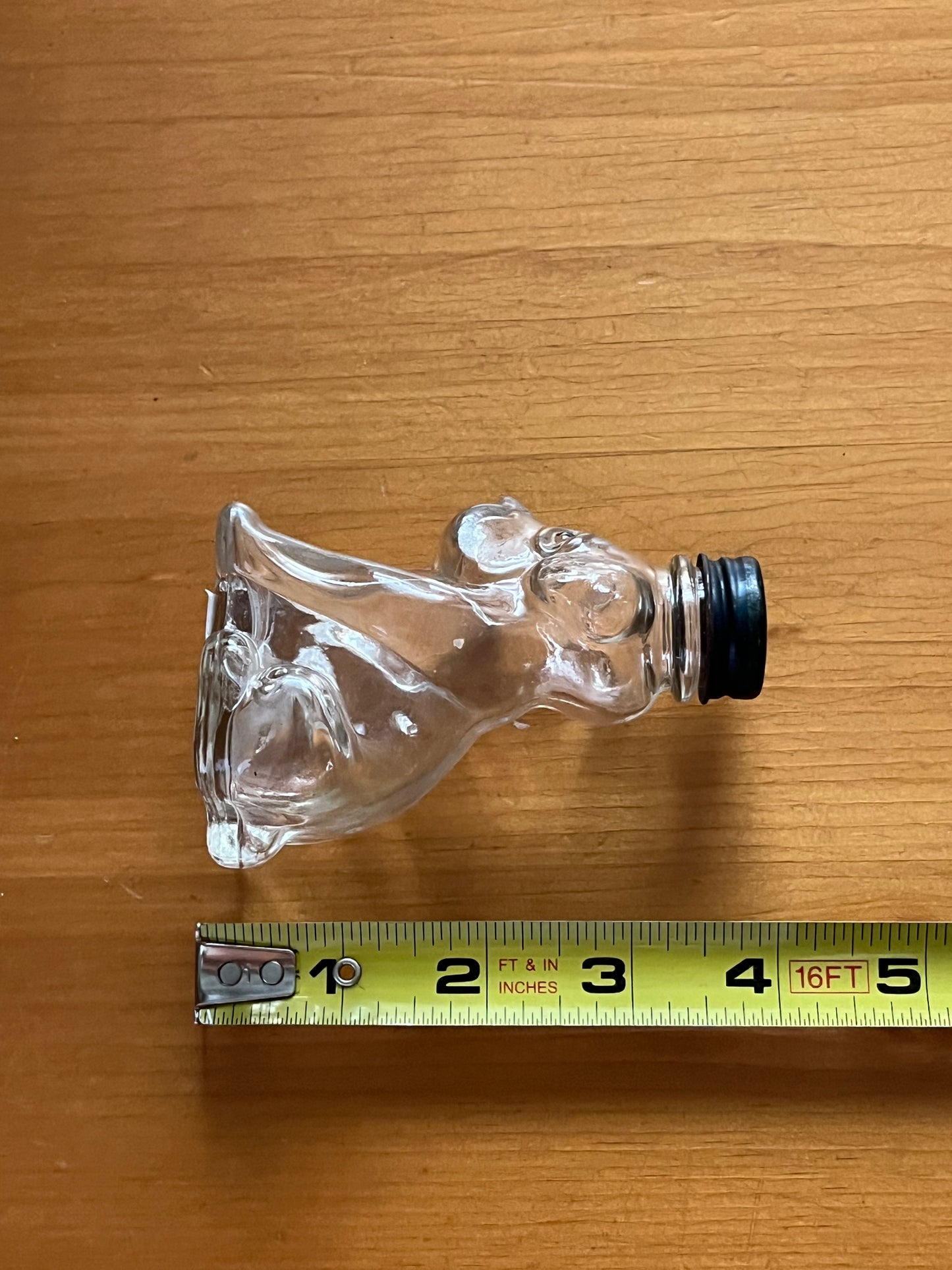 Small Dog Candy Container Jar Federal Glass 1940s