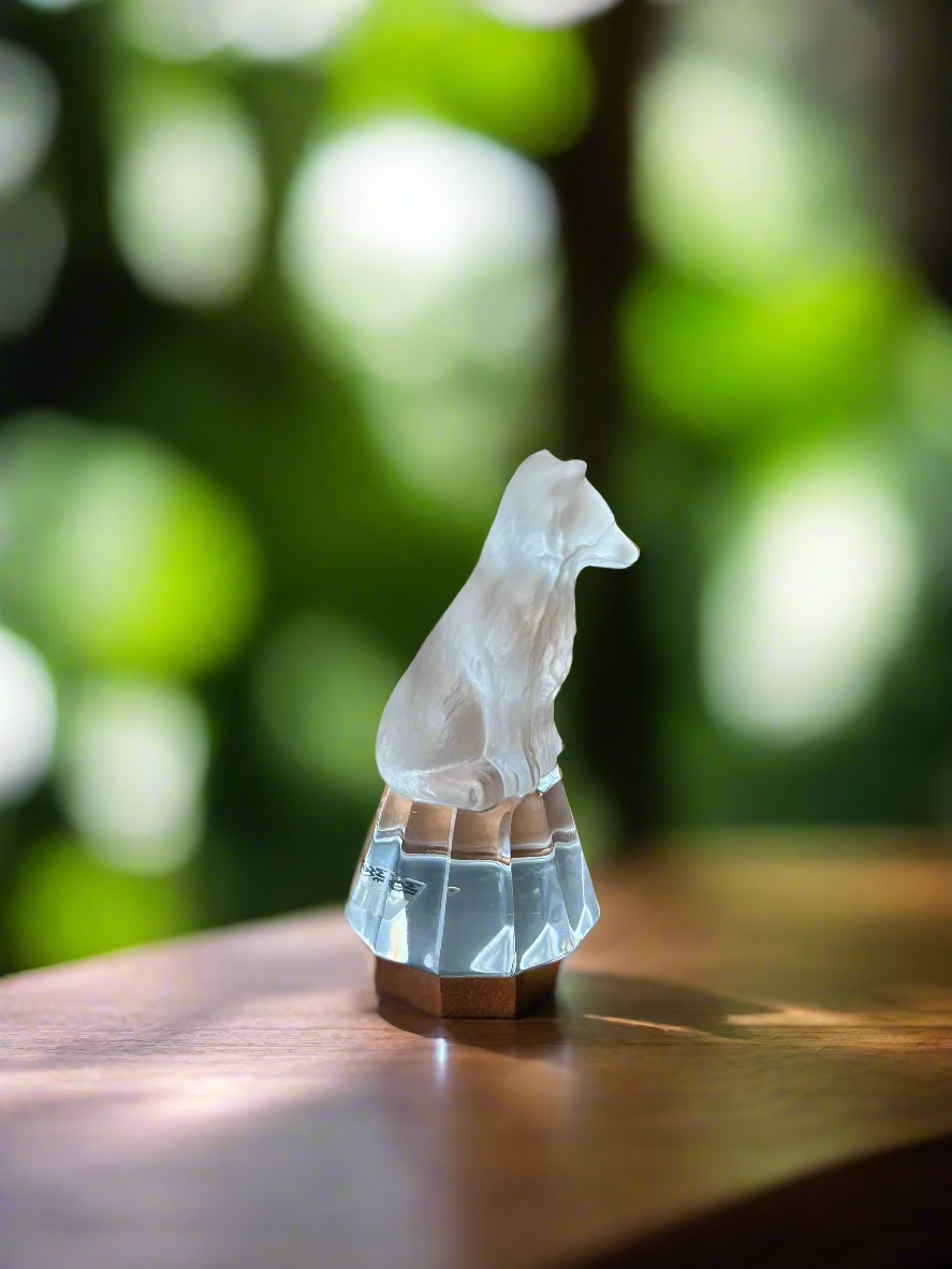 WFM Germany Lead Crystal Fox Figurine