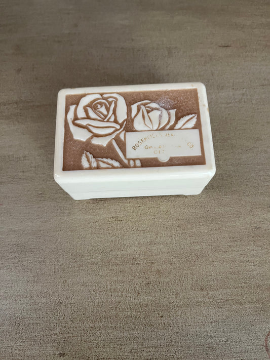 Vintage Double Ring Box for Bridal Set