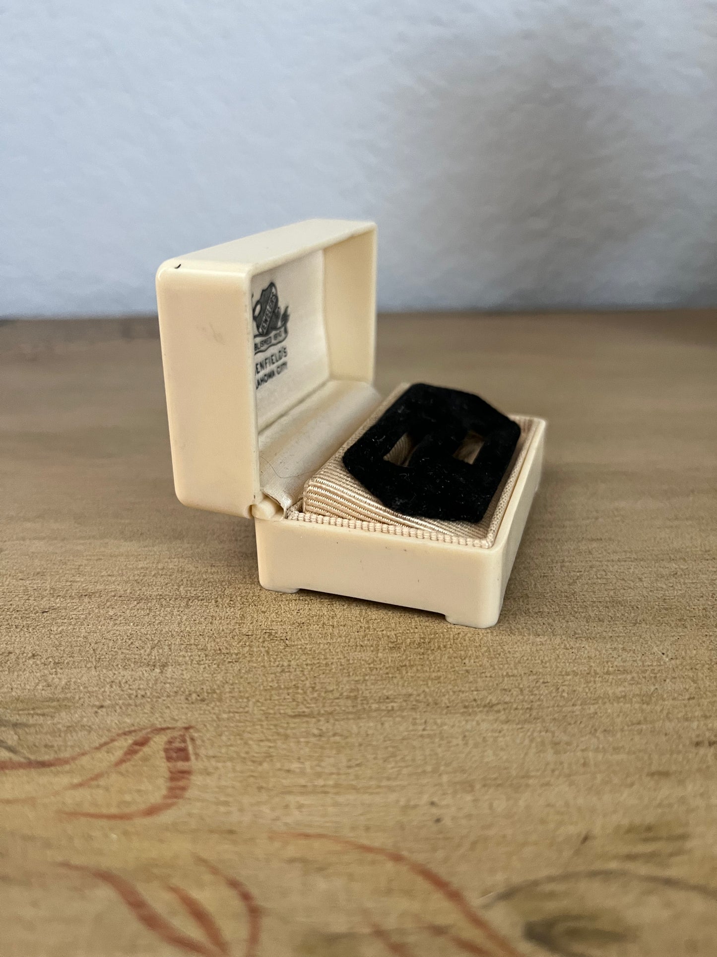 Vintage Double Ring Box for Bridal Set