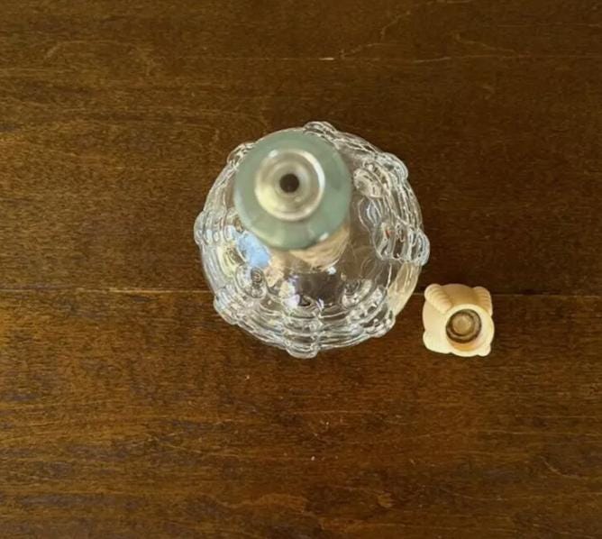 Lucien Lelong Flippant Perfume Cologne Bottle Mid Century Empty Rare