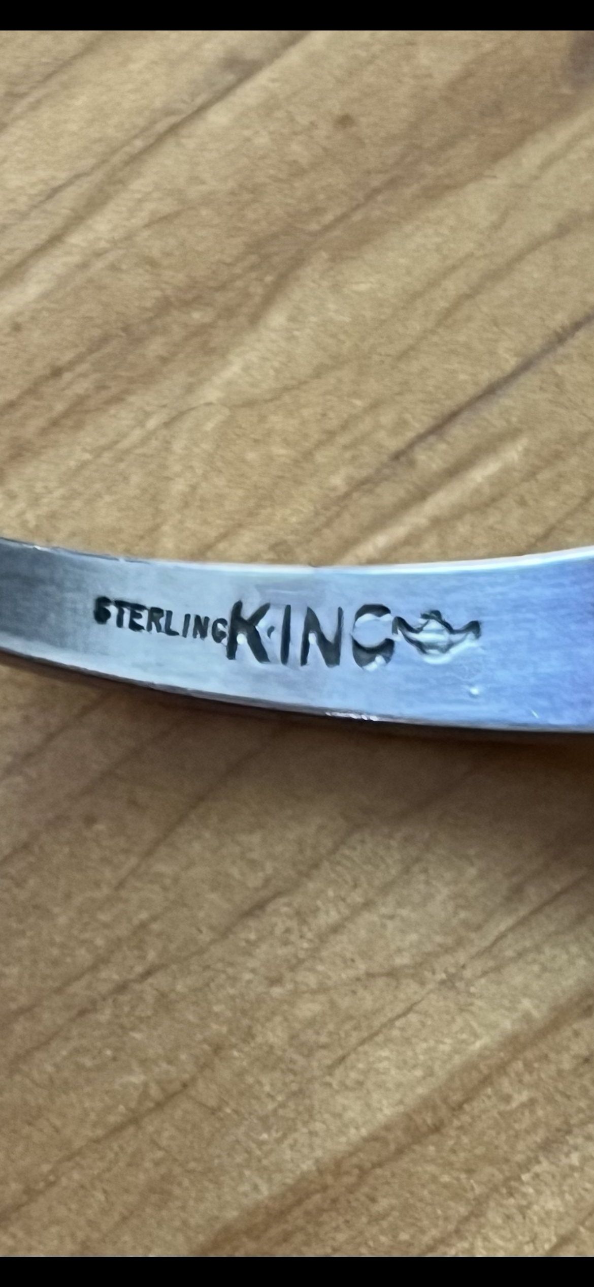 Ray King Sterling Silver and Coral Minimalist Bracelet