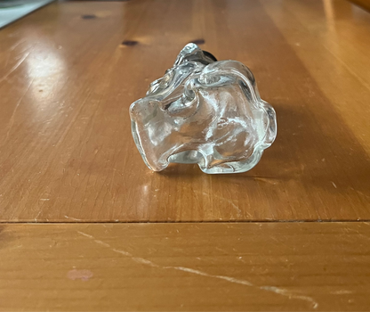 Small Dog Candy Container Jar Federal Glass 1940s