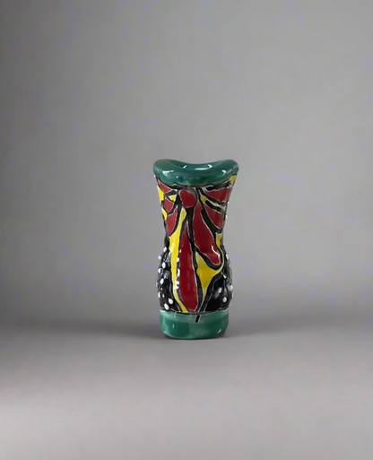 Talavera Boot Bud Vase