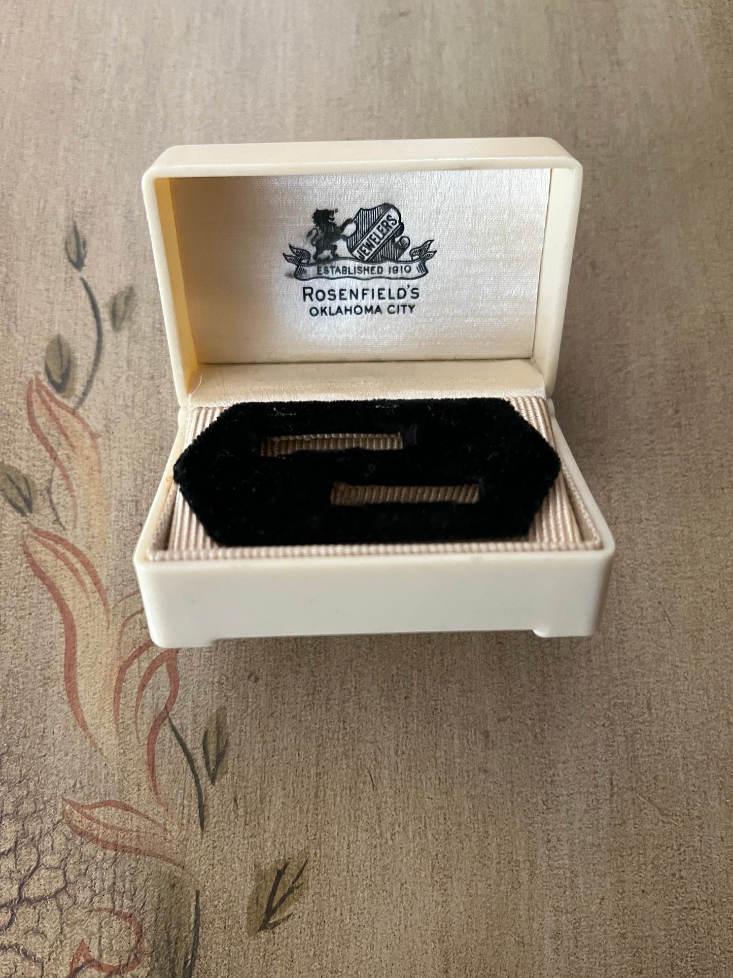 Vintage Double Ring Box for Bridal Set