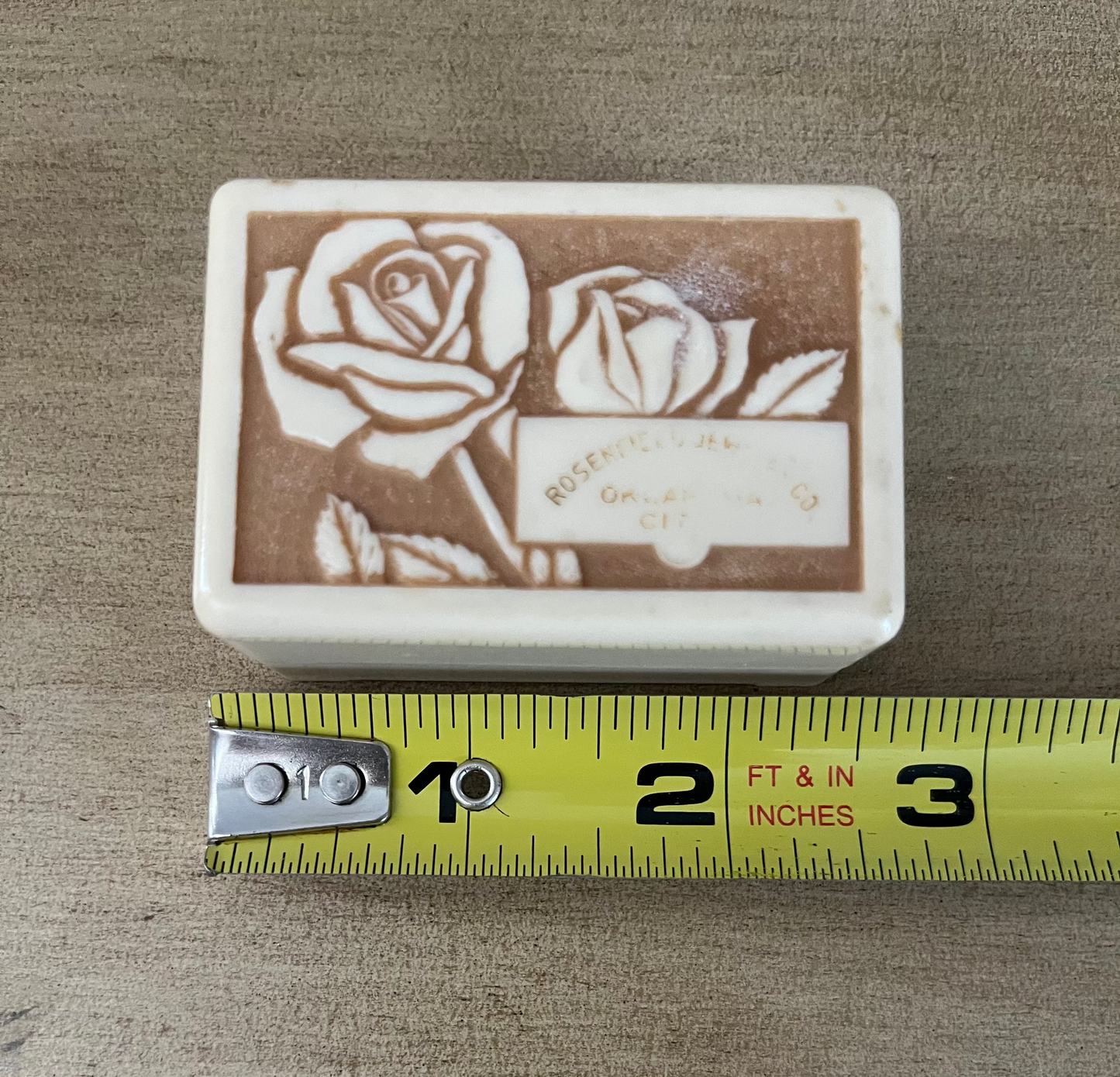 Vintage Double Ring Box for Bridal Set