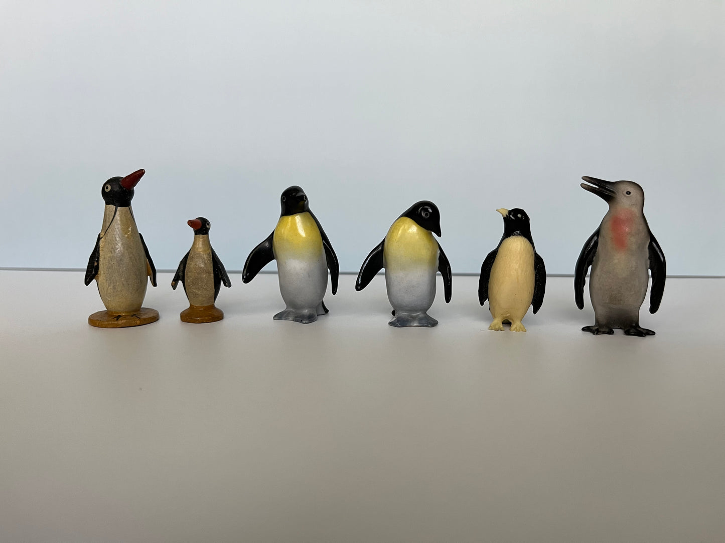 Mini Penguin Figurine Blended Family Mismatched Set