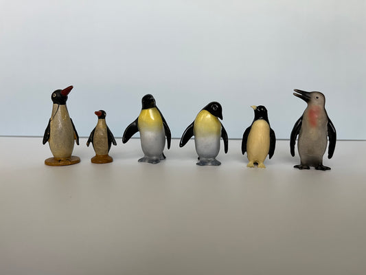 Mini Penguin Figurine Blended Family Mismatched Set