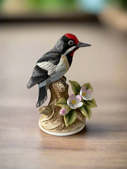 Downy Woodpecker Figurine Andrea by Sadek 9386