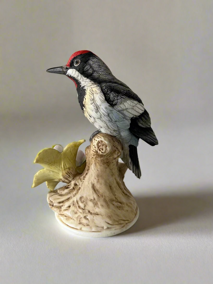Downy Woodpecker Figurine Andrea by Sadek 9386