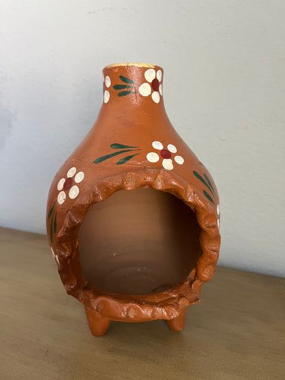 Clay Chimenea - Chimney Incense Burner 9" tall