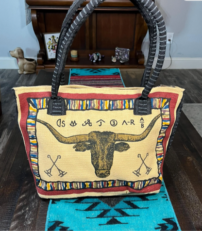 Western Tote Purse Ranchwear Large Capacity
