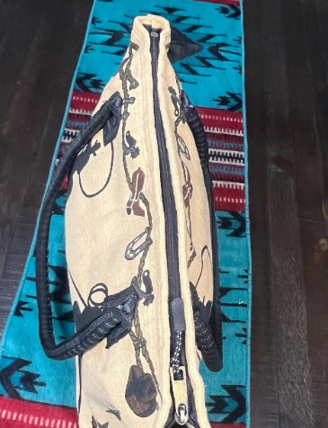 Rustic Western Rodeo Large Capacity Tote Purse